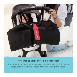 J.L. Childress - Elite Travel Bag For Doona, Unpadded, Black Clearance
