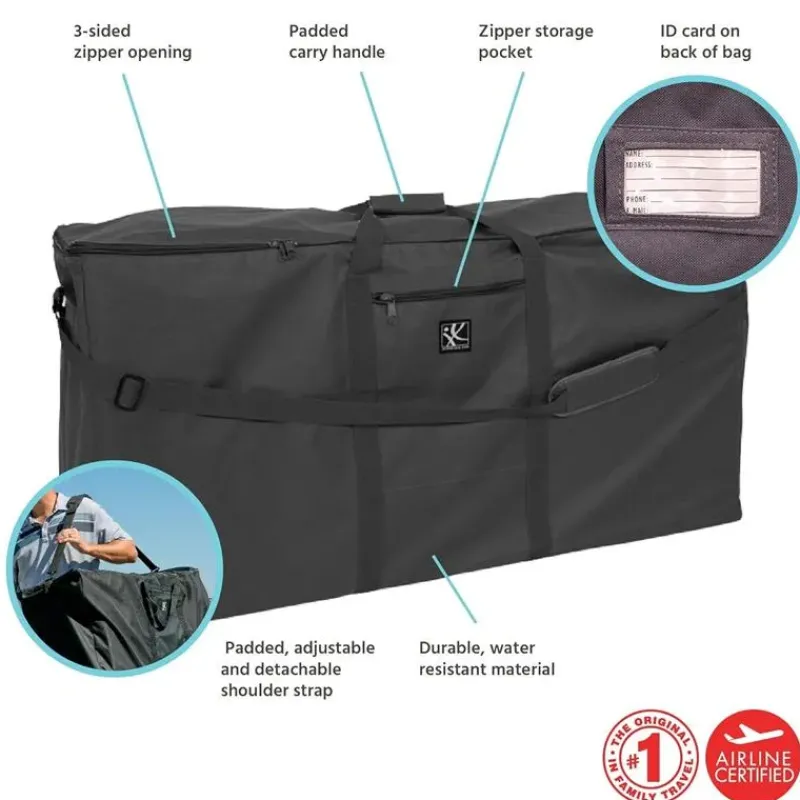 jl_childress__single_amp__SKUINoTHZva_3.webp J.L. Childress - Single & Double Stroller Travel Bag - Black New