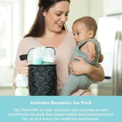 J.L. Childress JL Childress Twocool Double Bottle Cooler com bolsa de gelo, Mickey Black New