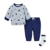 Little Me Jogger Baby Boy Star Stripe, conjunto de 3 peças Online