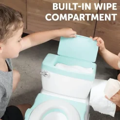 Jool Baby - Potty de sensação real com armazenamento de toalhetes, Aqua Discount