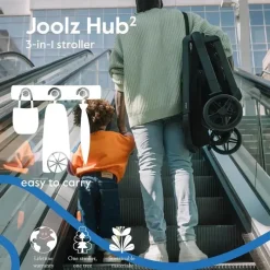 Joolz - Hub² Compact Stroller Lightweight, Forest Green Online