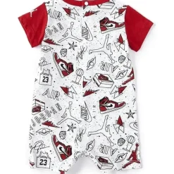 Jordan Baby – Macacão Fun Flight, branco e vermelho Outlet
