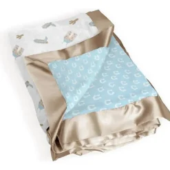 Ju-Ju-Be Jujube - Cobertor reversível para bebê, Howdy Partner Blue Discount
