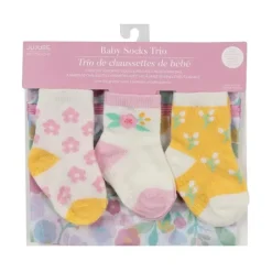 Ju-Ju-Be Jujube - Trio de meias para bebê, Sweet Daisy Outlet