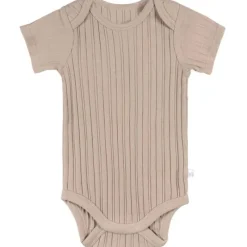Just Born - 3Pk Baby Bodysuit Neutral Brown Prints Clearance