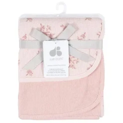 Just Born - 2Pk Cotton Baby Blanket Girl Pink New