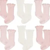 Just Born - 6Pk Novelty Pointelle Socks Baby Girl Pink Fashion