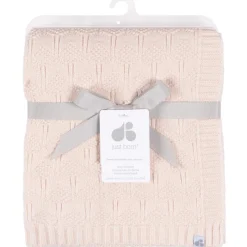 Just Born - 1Pk Sweater Knit Baby Blanket Girl Pink Online
