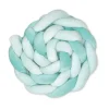 Kalencom - Braided Crib Bumper, Mint Fashion