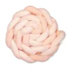 Kalencom - Braided Crib Bumper, Salmon Outlet
