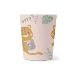 Kalencom - Jungle Cheetahs 5 Piece Feeding Set, Pink New