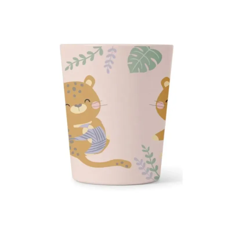 kalencom__jungle_cheetahs_SKUbRYMWbY5_3.webp Kalencom - Jungle Cheetahs 5 Piece Feeding Set, Pink New