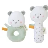 Kalencom - Sweet & Fun Rattle Ring + Squeaker, Hunter Mint (Set Of 2) Discount