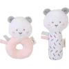 Kalencom - Sweet & Fun Rattle Ring + Squeaker (Set Of 2), Nude Pink Fashion