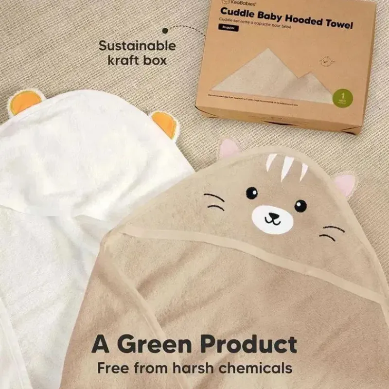 keababies__cuddle_baby_ho_SKUmflJqJPb_4.webp Keababies - Cuddle Baby Hooded Towel, Cat New