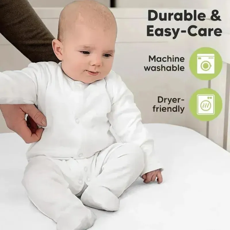 keababies__pack_organic_c_SKUjQ3oCSb0_7.webp Keababies - 2-Pack Organic Cotton Fitted Crib Sheet,| Soft White Online