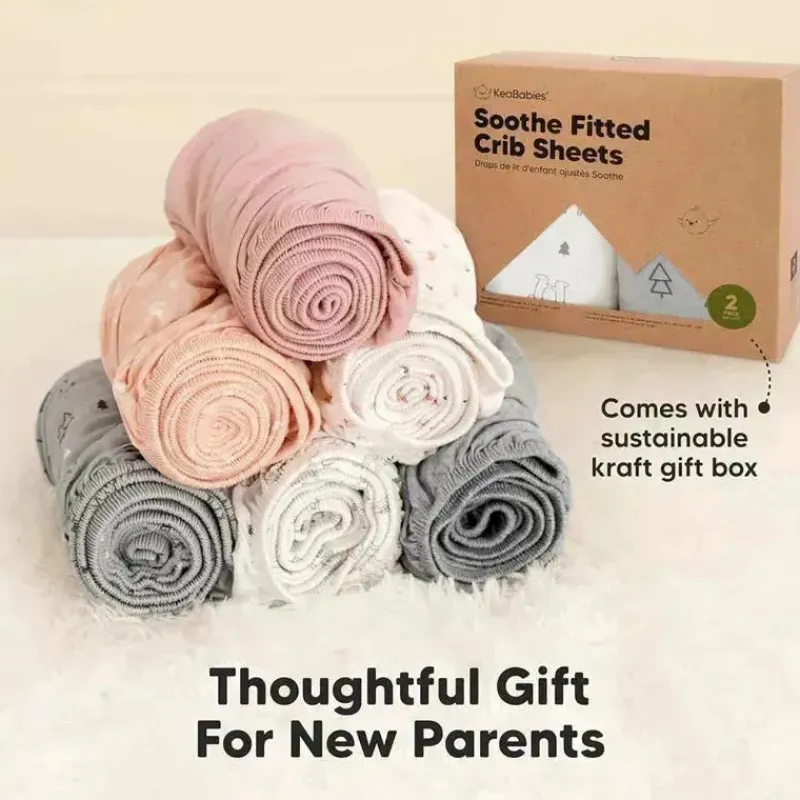 keababies__pack_organic_c_SKUugYHTbgn_5.webp Keababies - 2-Pack Organic Cotton Fitted Crib Sheet, Rose Discount