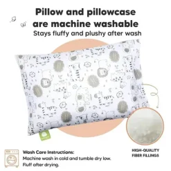 Keababies - 13X18 Toddler Pillow With Pillowcase, Keasafari Sale