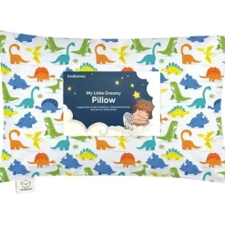 Keababies - 13X18 Toddler Pillow With Pillowcase, Happy Dino Fashion