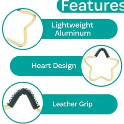 Kidco - Buggy Gear Star Hook da BUGGYGEAR Ouro/Couro Marinho Clearance