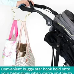 Kidco - Buggy Gear Star Hook da BUGGYGEAR Ouro/Couro Marinho Clearance