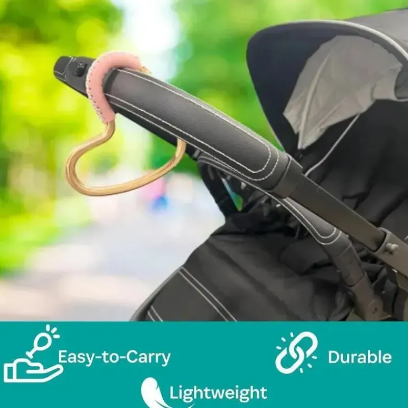 kidco__buggy_heart_hook_d_SKUkVZnZUsV_5.webp Kidco - BUGGY HEART HOOK da BUGGYGEAR, ouro rosa/couro rosa Hot