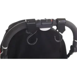 Kidco - Buggygear Premium Anti-Slip Boutique Buggy Hooks, preto fosco, conjunto de 2 Clearance