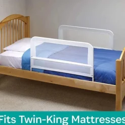 Kidco - Protetor de trilho para cama infantil em malha de 39 polegadas de comprimento, branco Discount