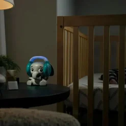 Baby Einstein Kids II - Earl The Elephant Máquina de som de chupeta Bluetooth, luz noturna de música de fluxo New
