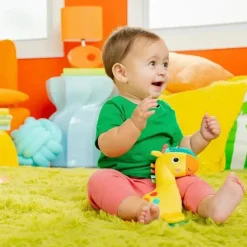 Bright Starts Kids II - Brinquedo Chocalho e Mordedor Safari Chupeta Outlet