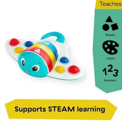 Baby Einstein Kids II - Brinquedo Pop 'N' Explore Stingray Popper Best