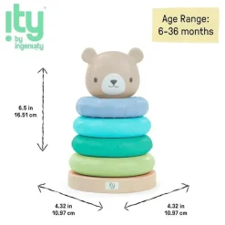 Ingenuity Kids II - Ingenuidade Cutie Stacks Nate New