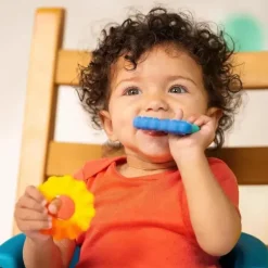Bright Starts Kids II - Mordedor de silicone Chance Of Smiles Fashion