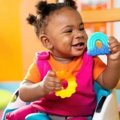 Bright Starts Kids II - Mordedor de silicone Chance Of Smiles Fashion