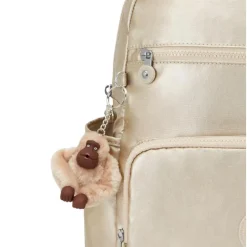 Kipling - So Baby Diaper Bag, Mettalic Gold Clearance