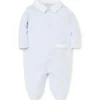 Kissy Kissy - Baby Boy New Beginning Footie com gola, azul Hot