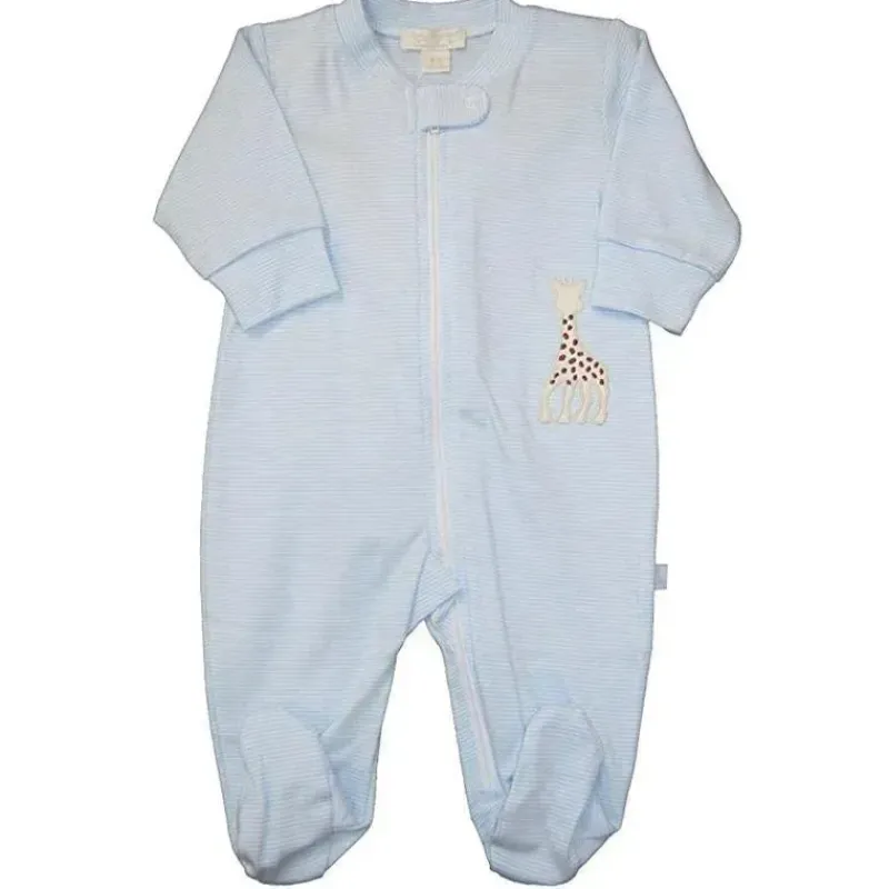 kissy_kissy__cala_listrad_SKU96OgdioJ_0.webp Kissy Kissy - Calça listrada para bebê menino com zíper Sophie La Girafe, azul claro Hot