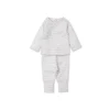 Kissy Kissy - Conjunto de calça com pés neutros para bebê, cinza New
