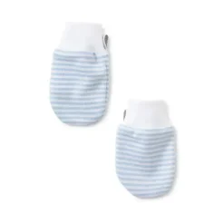 Kissy Kissy - Luvas de listras simples, azul claro Hot