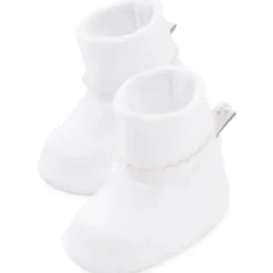 Kissy Kissy - novas botas com estampa de pontos Kissy, branco/rosa Clearance