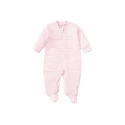 Kissy Kissy - sapatinho de bebê menina com zíper, listras rosa Best