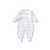 Kissy Kissy - sapatinho de bebê menino com bata à mão, azul claro Outlet