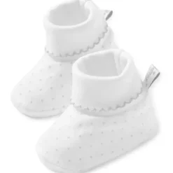 Kissy Kissy - Sapatinhos com estampa de bolinhas, branco/prateado Best