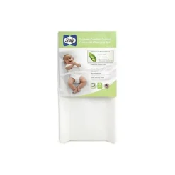 Sealy Kolcraft - Almofada para troca de fraldas com contorno de 3 lados Soybean Comfort, branca Online