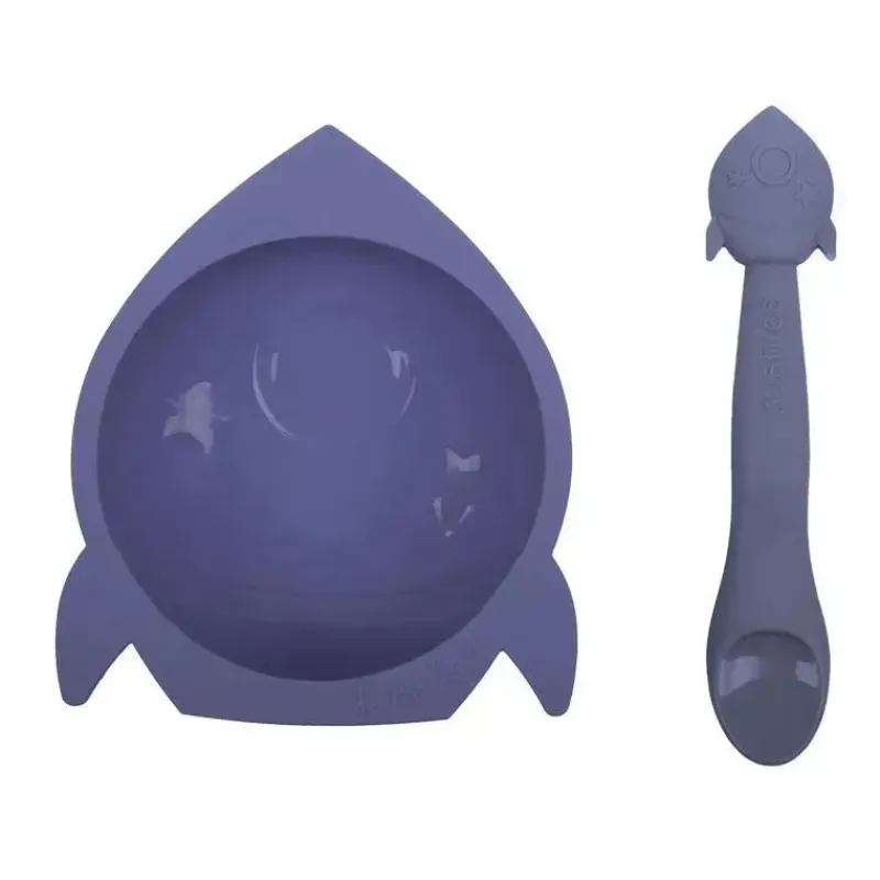 kushie__silibowl_tigela_e_SKUNH5l4HY5_0.webp Kushies Baby Kushie - Silibowl Tigela e Colher de Silicone Azul Fashion