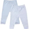 Kushies Baby Kushies 2 Pacote de Calça Algemada - Azul Sólido / Pontos Hot