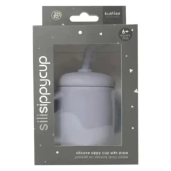 Kushies Baby Kushies - Sili Sippy Cup + Palha Violeta lilás New
