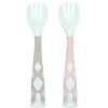 Kushies Baby Kushies - Silibend Fork 2 Pack Areia e Rosa Best