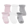 Kushies Baby - 6 unidades de meias femininas Terry, 3/6M Outlet